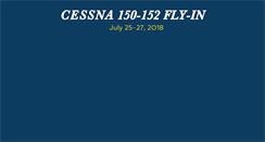 Desktop Screenshot of cessna150152flyin.org
